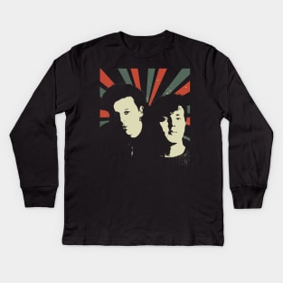 Tears For Fears || Vintage Art Design || Exclusive Art Kids Long Sleeve T-Shirt